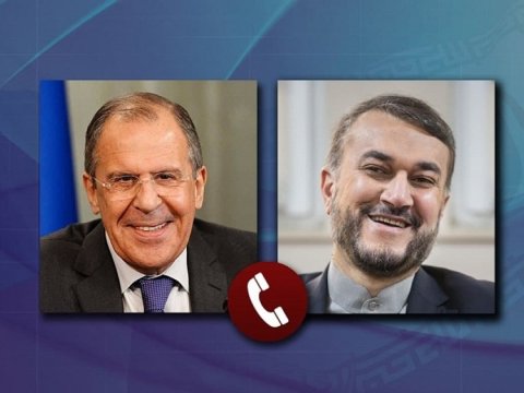 Lavrov iranlı həmkarı ilə 