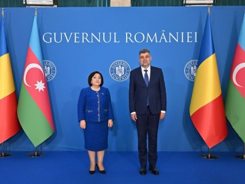 Sahibə Qafarova Rumıniyanın baş naziri ilə görüşdü
