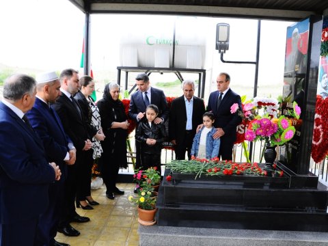 Şəhid Bəhruz Quliyevin xatirəsi anılıb - FOTOLAR