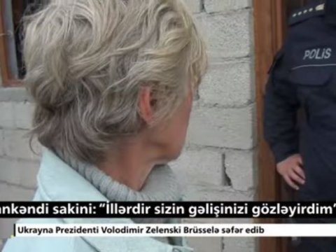 Xankəndi sakini: Bizi Azərbaycan əsgərləri xilas etdi - VİDEO