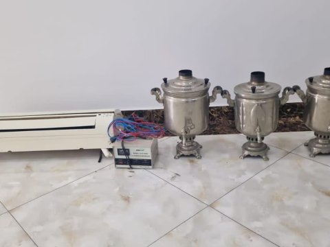 Biləsuvarda samovar oğruları tutuldu