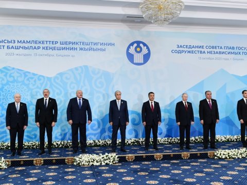 Prezident Bişkekdə MDB Dövlət Başçıları Şurasının iclasında iştirak edir