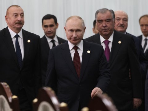 MDB liderlərinin Bişkek toplantısından FOTOLAR