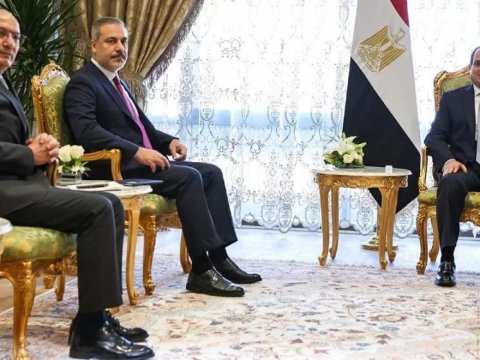 Hakan Fidan Misir Prezidenti ilə görüşüb