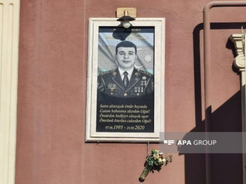 Şəhidin evi yandı - FOTOLAR