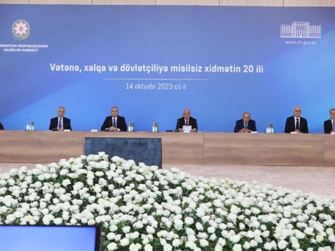2003-2023-cü illər milli dövlətçilik tariximizin bənzəri olmayan qızıl dövrüdür