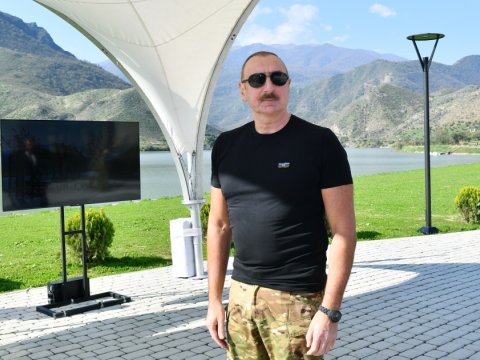 Prezident Tərtərdə açılış mərasimində - FOTOLAR