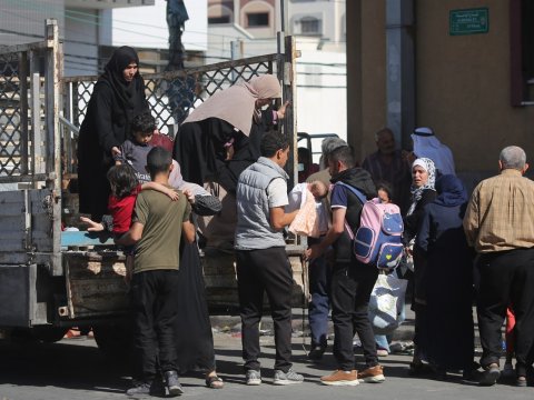 600 min fələstinli Qəzzadan cənuba təxliyə edilib