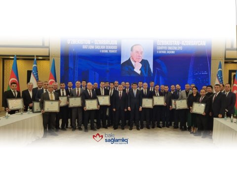 Özbəkistan-Azərbaycan səhiyyə forumu keçirilib - FOTOLAR