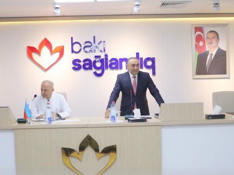 Bakı Sağlamlıq Mərkəzində iclas keçirildi - FOTOLAR