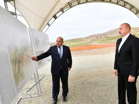 İlham Əliyev Cuvarlının əsasını qoydu - FOTO