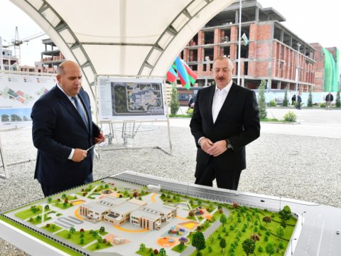 Füzulidə 240 yerlik uşaq bağçasının təməli qoyuldu