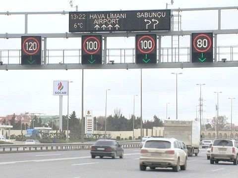 Zığ dairəsi-Hava limanı yolunda sürət həddi endirildi