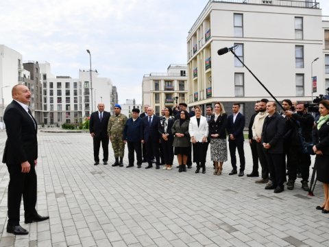 Füzulidə reallaşdırılan layihələr dünya şəhərsalma prinsiplərini təsbit edir - Prezident