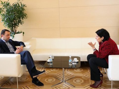 Gürcüstan baş naziri prezidentdən danışdı - Utancvericidir