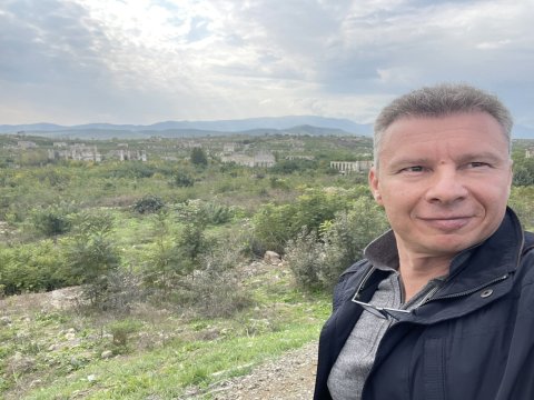 Ukrayna səfiri Füzulidən paylaşım etdi - FOTO