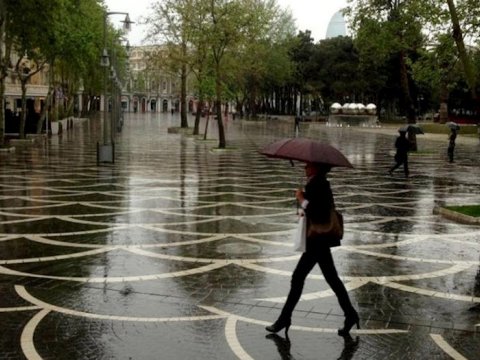 Bakıda yağış, rayonlara dolu və qar yağacaq - Sabahın havası