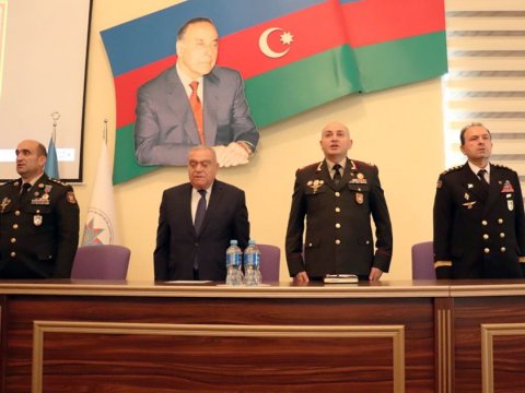 Milli Müdafiə Universitetinin nümayəndələri DİA-da - FOTOLAR