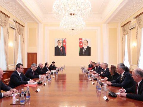 Əli Əsədov Türkiyə Ali Məhkəməsinin sədri ilə görüşdü