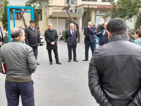 Azay Quliyev seçicilərilə görüşdü - FOTOLAR