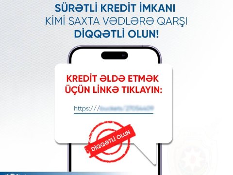 DİN-dən saxta kredit elanları ilə bağlı XƏBƏRDARLIQ