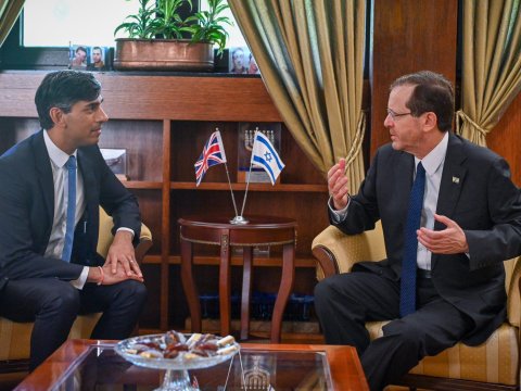 Sunak İsrail prezidenti ilə görüşdü