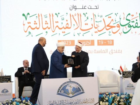 Şeyxə “İmam Qarafi” mükafatı verildi