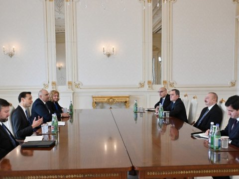 İlham Əliyev ABŞ rəsmisini QƏBUL ETDİ