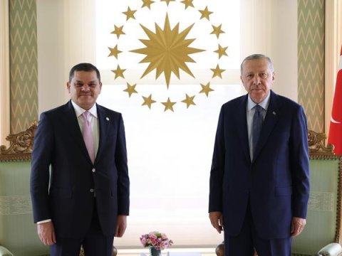 Ərdoğan Liviya baş naziri ilə görüşdü