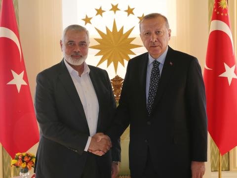 Ərdoğan HƏMAS lideri ilə nələri müzakirə etdi...