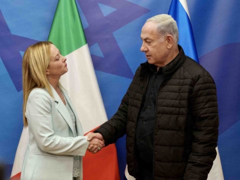 İtaliyanın Baş naziri İsraildə səfərdədir