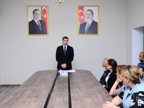 Naftalanda növbəti səyyar qəbul keçirilib - FOTOLAR