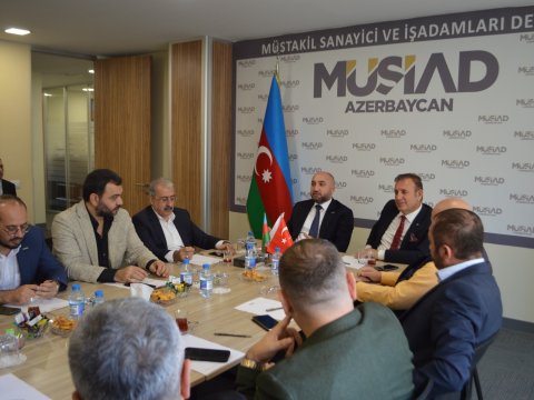 Türkiyəli iş adamları MÜSAİD Azərbaycanı ziyarət etdi - FOTOLAR