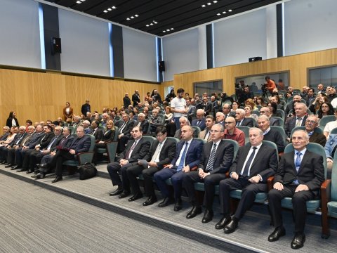 UNEC-də Məsud Əfəndiyevin 70 illik yubileyi qeyd edilib - FOTOLAR