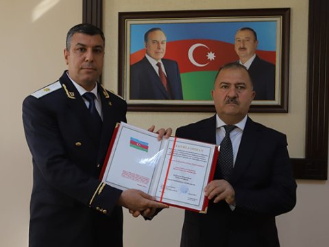 Hərbi prokurorun böyük köməkçisi təqaüdə göndərildi
