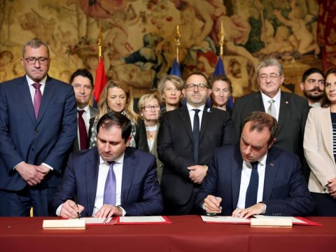 Fransa və Ermənistan arasında hərbi saziş imzalandı - FOTOLAR