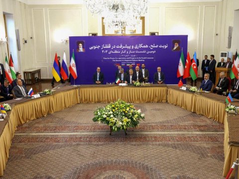 Tehran görüşündən FOTOLAR