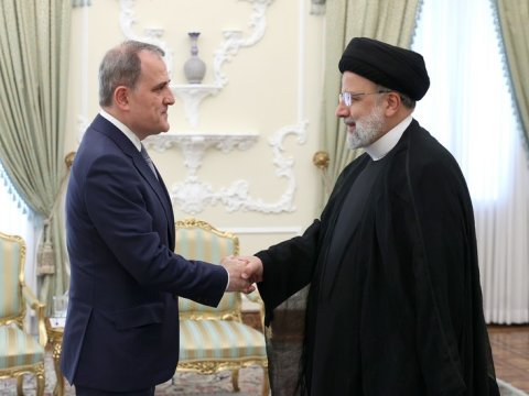 Nazir İbrahim Rəisi ilə antiterror tədbirlərindən danışdı - FOTOLAR