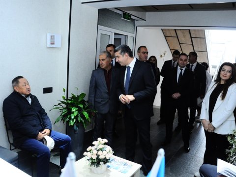 Naftalanda yeni müalicə mərkəzi - FOTOLAR