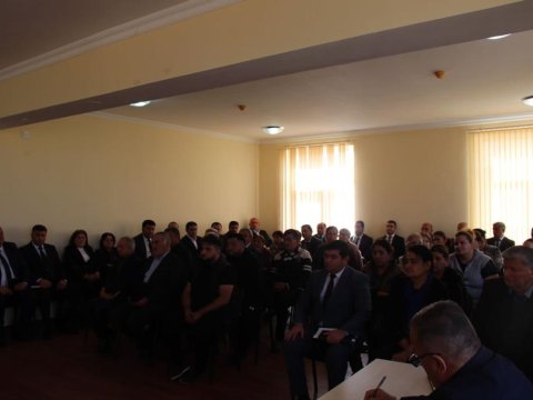 Goranboyun Goran qəsəbəsində səyyar qəbul keçirilib - FOTO