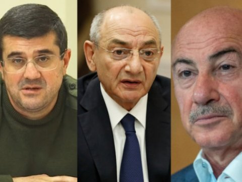 Separatçıların başçıları ailələri ilə DANIŞDILAR