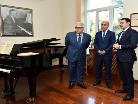 Nazirlər Bakı Musiqi Akademiyasında - FOTO