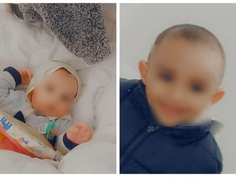 Gəncədə iki uşaq küçəyə atıldı - FOTO