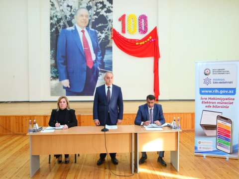 İcra başçısı səyyar qəbul keçirdi - FOTOLAR