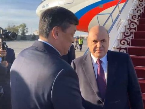 Rusiya baş naziri Qırğızıstandadır