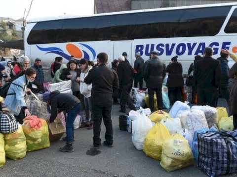 Qarabağdan könüllü çıxmış ermənilərin 10 mindən çoxu Ermənistanı tərk edib