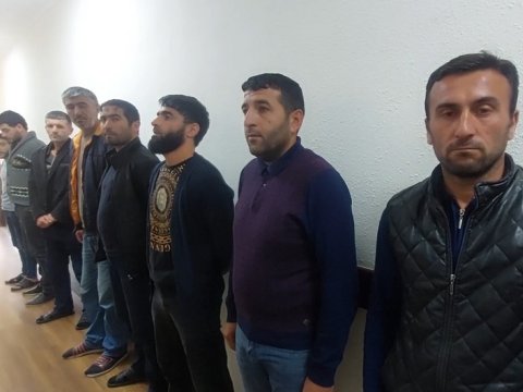 Polis Şəmkirdə əməliyyat keçirdi - 8 nəfər saxlanıldı
