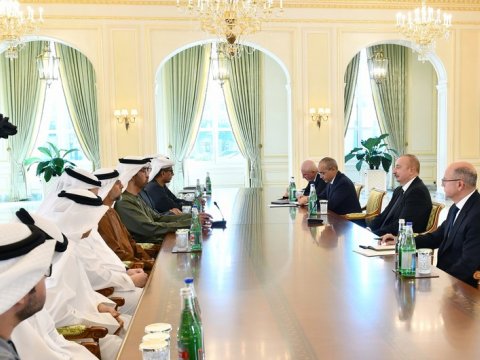 Ərəb nazir Prezidentin qəbulunda