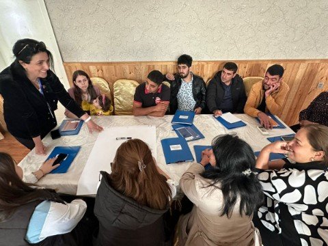 Bərdədə məcburi köçkünlər üçün seminar təşkil edilib - FOTOLAR