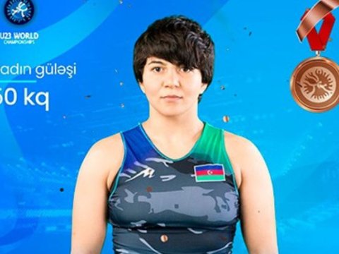 Qadın güləşçimiz Avropada medal qazandı